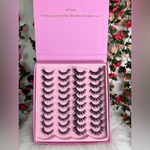 20 Pairs of 3D lashes I Lash Book | Mink Lashes I Faux Lashes | Dluxe Classic 02